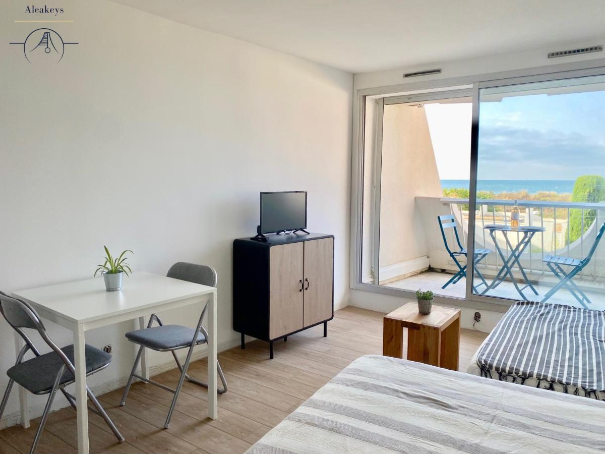 Le Meridien, Beau Studio 3 Etoiles, Vue Mer, Piscine, Wi Fi Et Parking Prive 拉格朗德默特 外观 照片